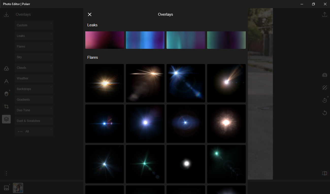 polarr pro overlays fix