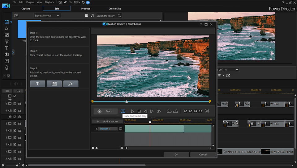 powerdirector 17 interface