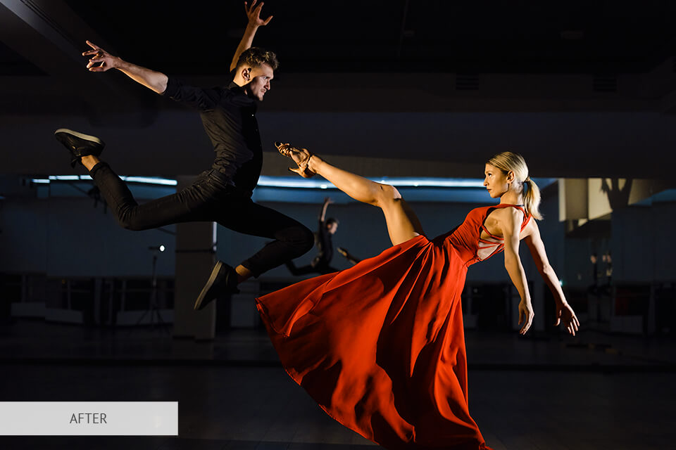 freebie contrast for ballet photography