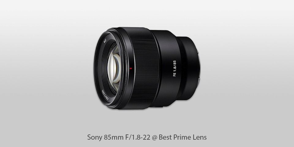 prime lens sony 85mm f/1.8-22