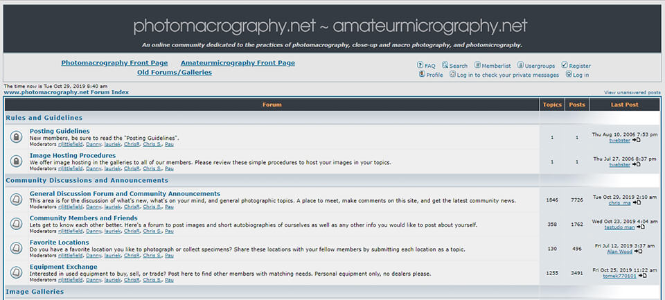 professional photography forum Photomacrography