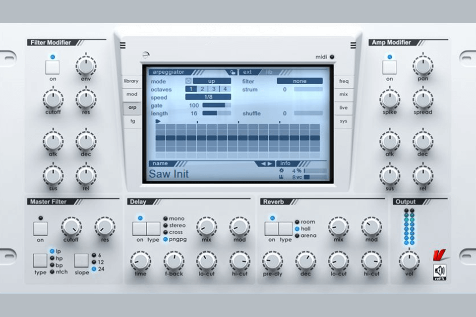 refx nexus synthesizer software interface