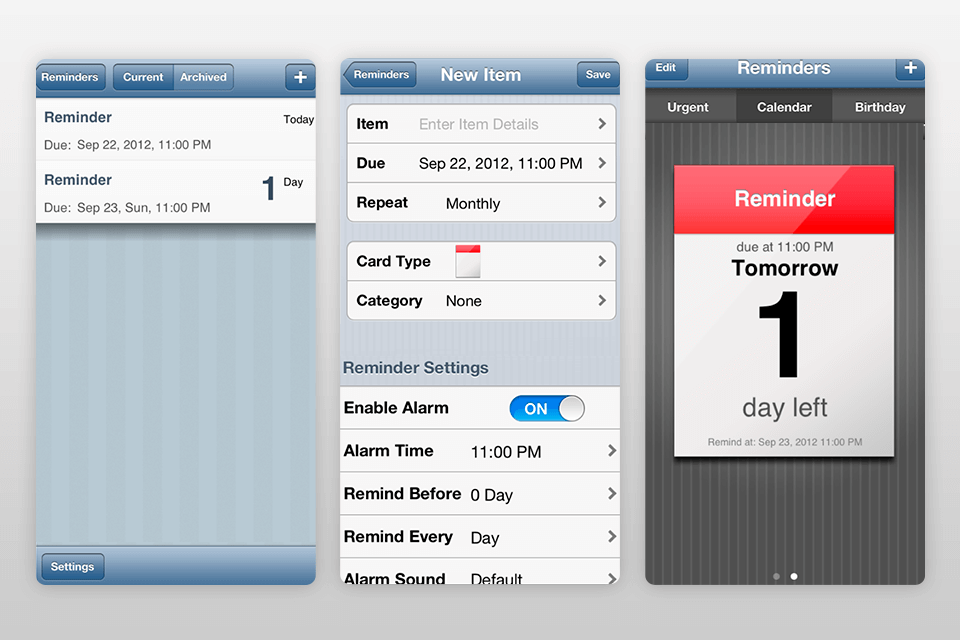reminder app daily planner
