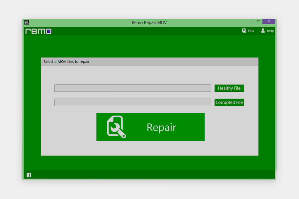 remo repair mov interface
