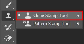 إزالة الظل من أداة ختم استنساخ الصور