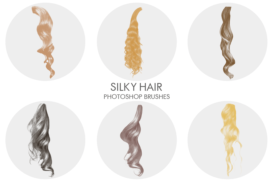 retouching hair brushes collection