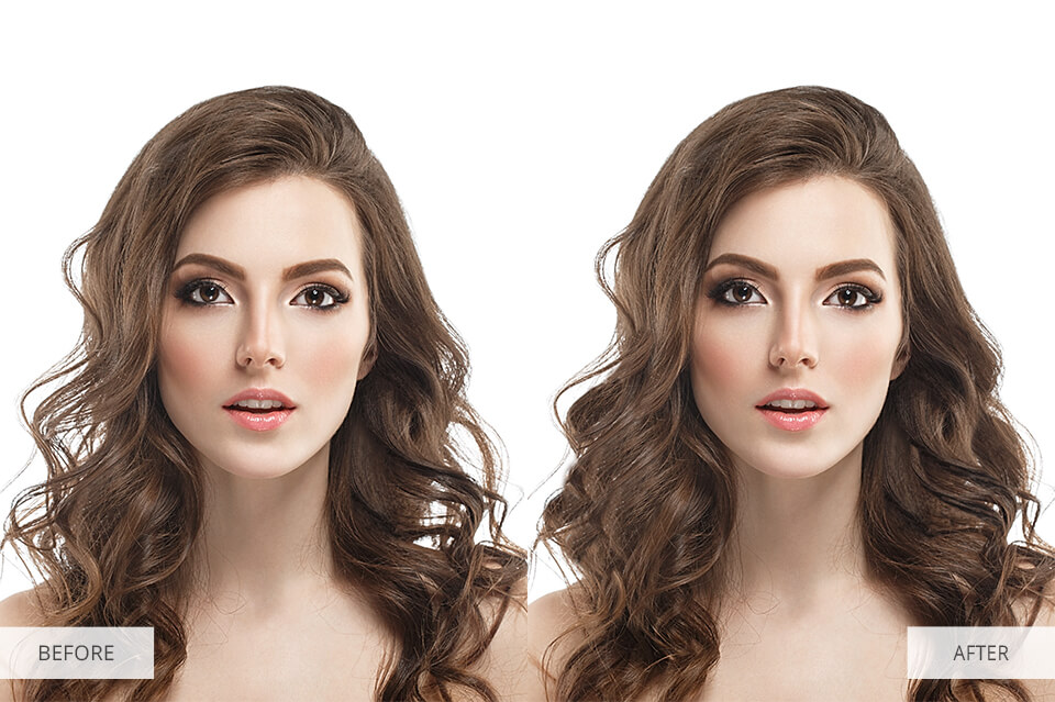retouching hair clone stamp tool