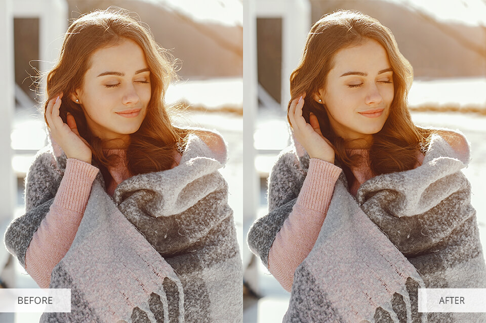 retouching hair stamp tool