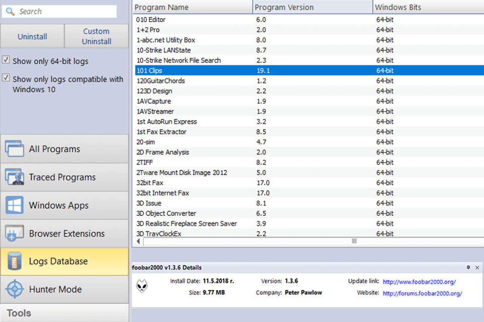 revo uninstaller pro download interface