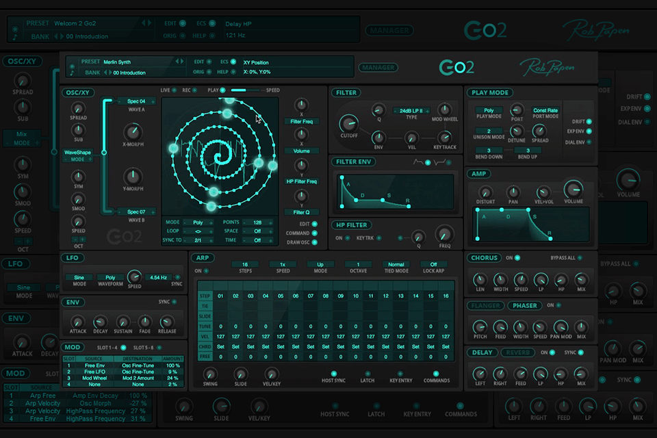 rob papen go synthesizer software interface