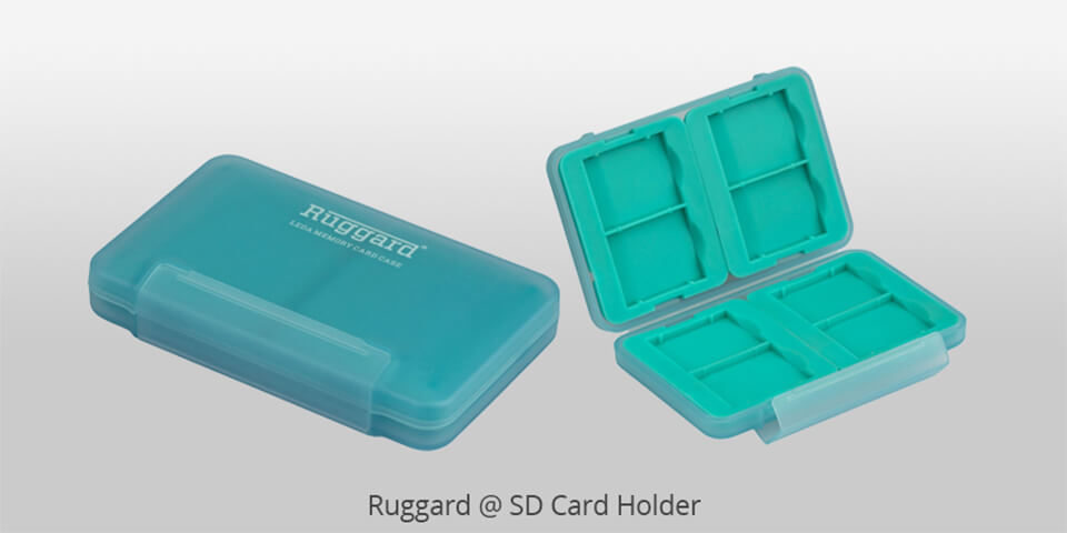 ruggard sd card holder keychain