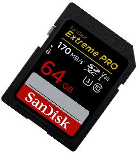 sandisk extreme pro best sd card for dslr