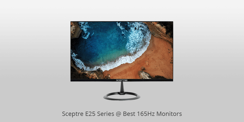 sceptre e25 series 165 hz gaming monitor