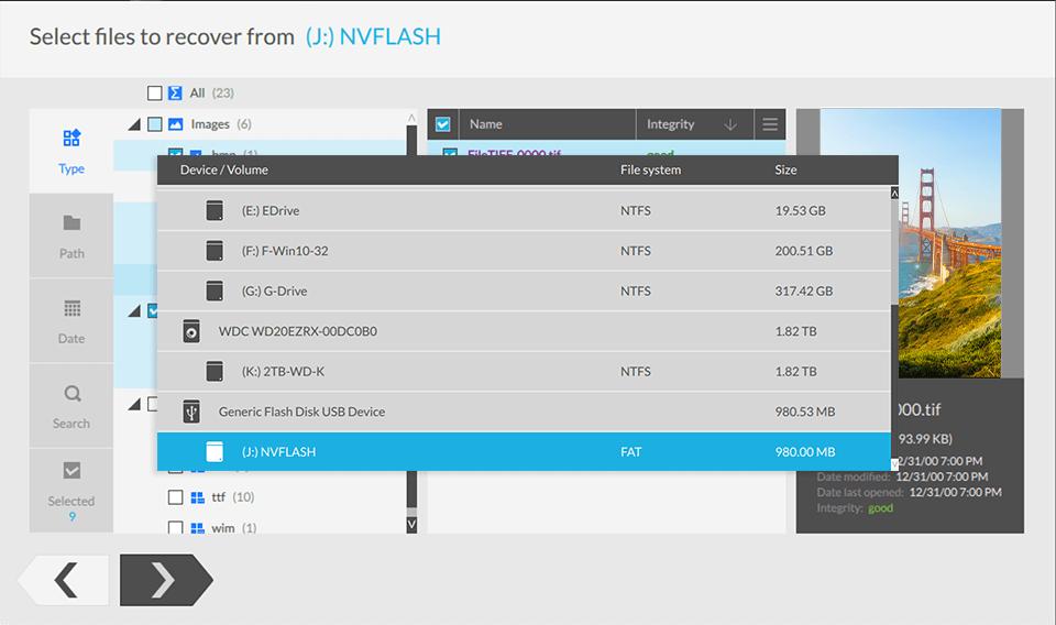 seagate premium recover suite interface