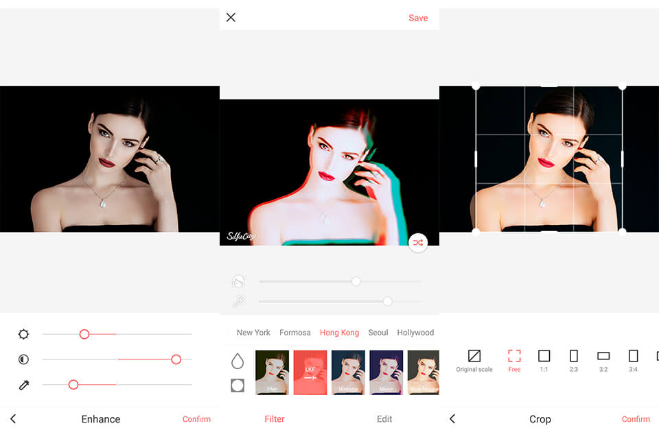selfiecity selfie app screen