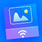 simple transfer photo transfer app logo