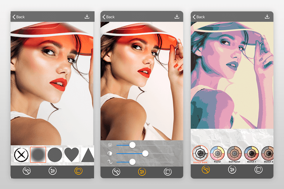 sketch me sketch cartoon cartoon pictures app interface