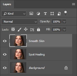 skin smoothing photoshop with high pass filter create a smooth skin layer