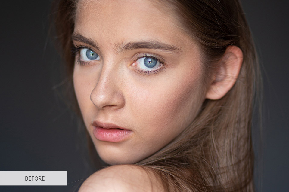 how to smooth skin in Photoshop action