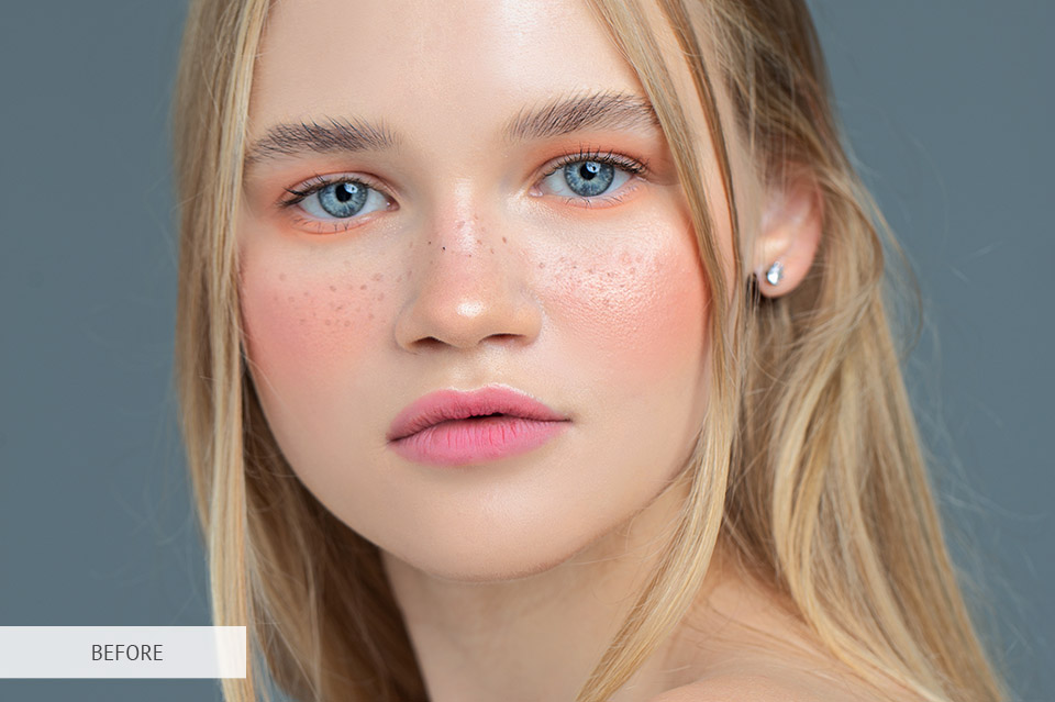 smooth skin photoshop with dodge and burn before after