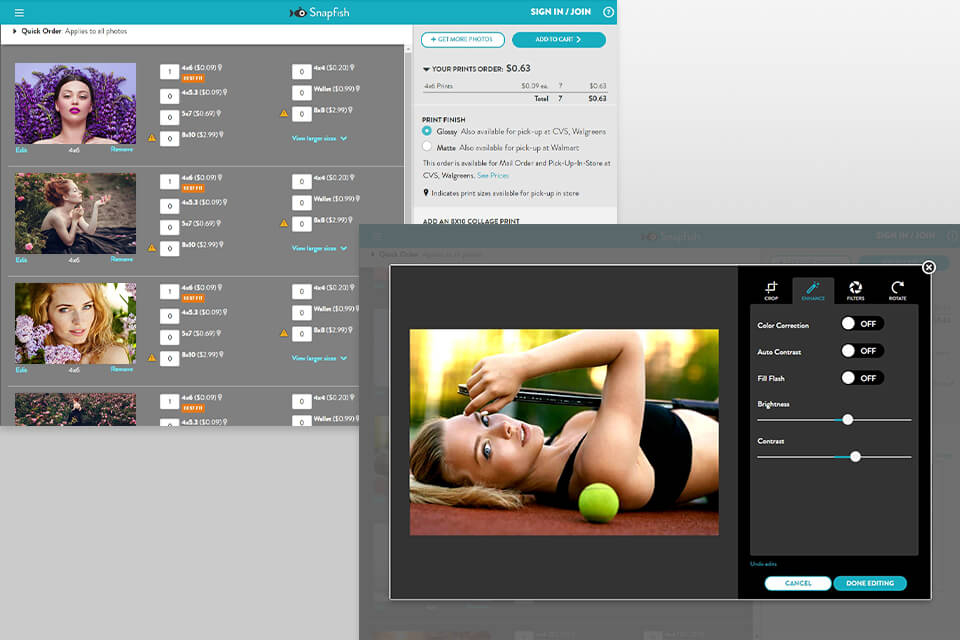 snapfish photo printing