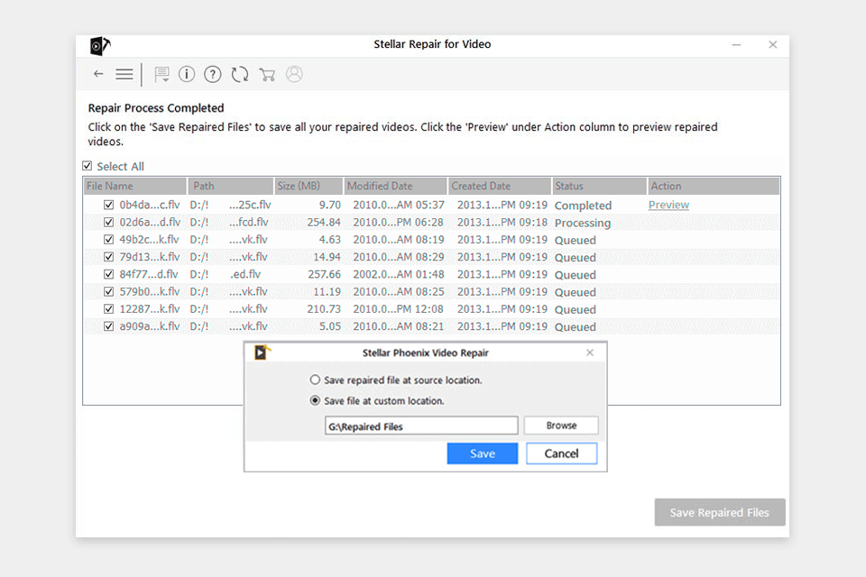 stellar phoenix video repair