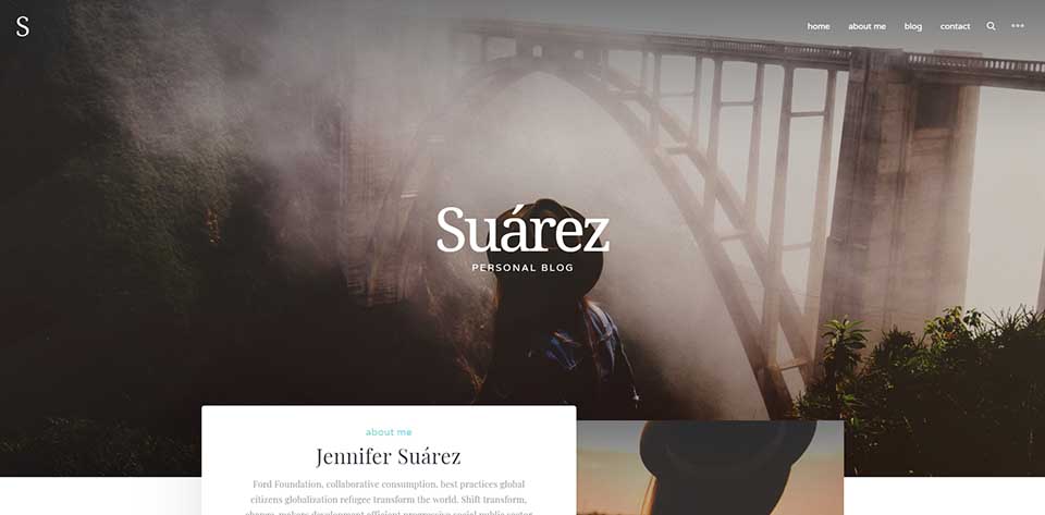 suarez wordpress theme