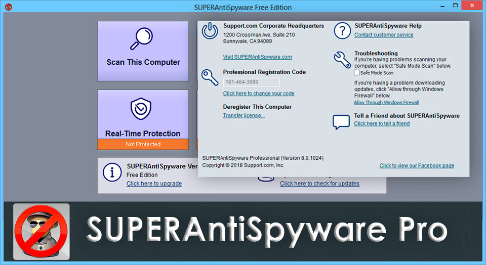 superantispyware pro x anti spyware software