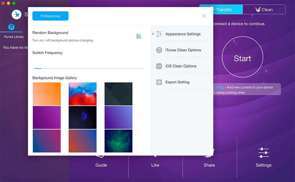 syncbird pro minicreo software interface