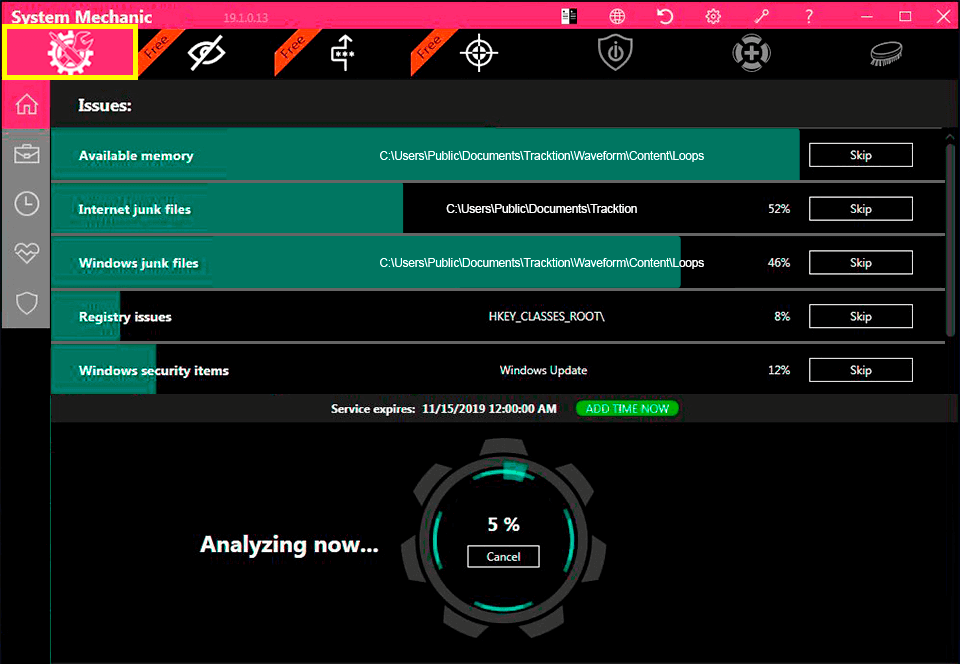 system mechanic ultimate defense interface optimization