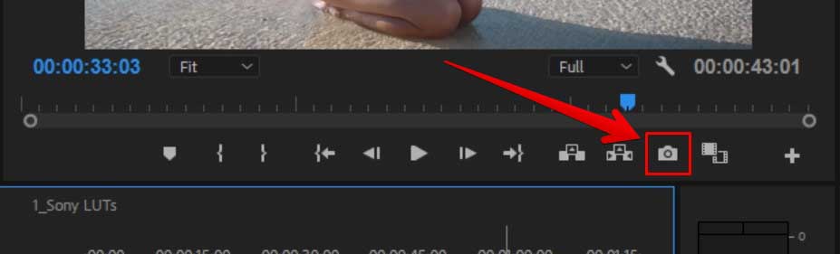 take a screenshot in adobe premiere