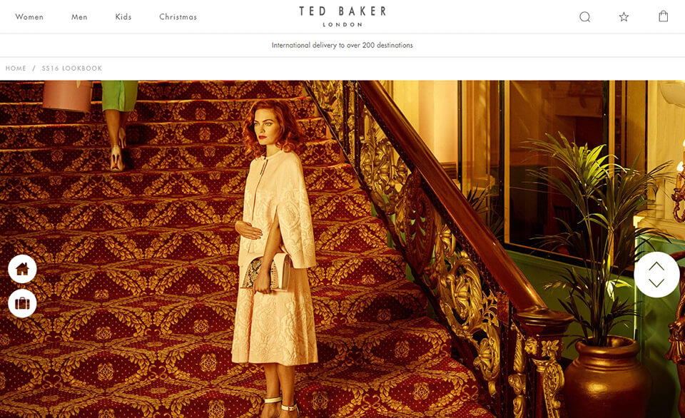 ted baker online lookbook