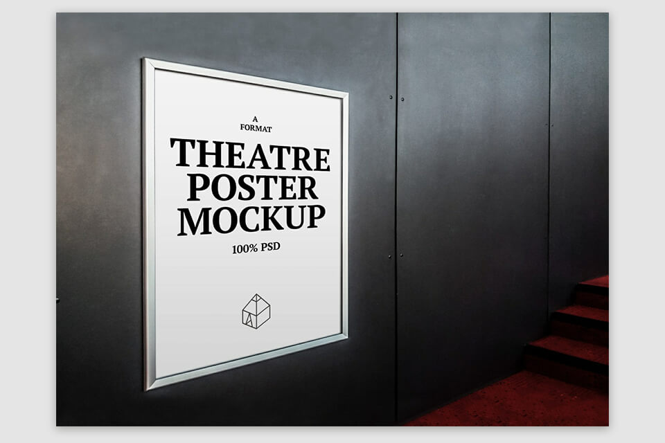 theater poster mockup