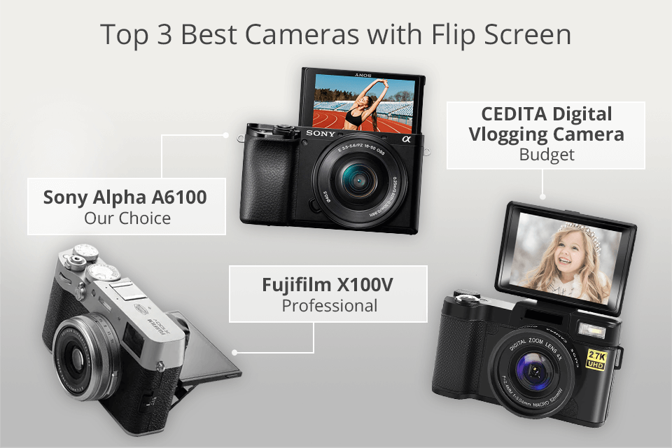 best camera with flip screen