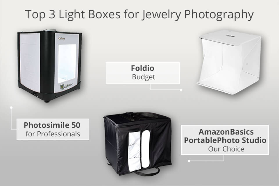 top 3 light boxes for jewelry photography