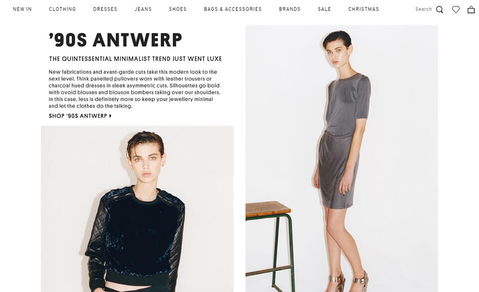 topshop online lookbook