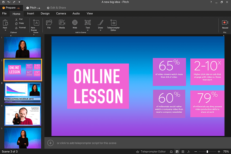 touchcast video tutorial software interface