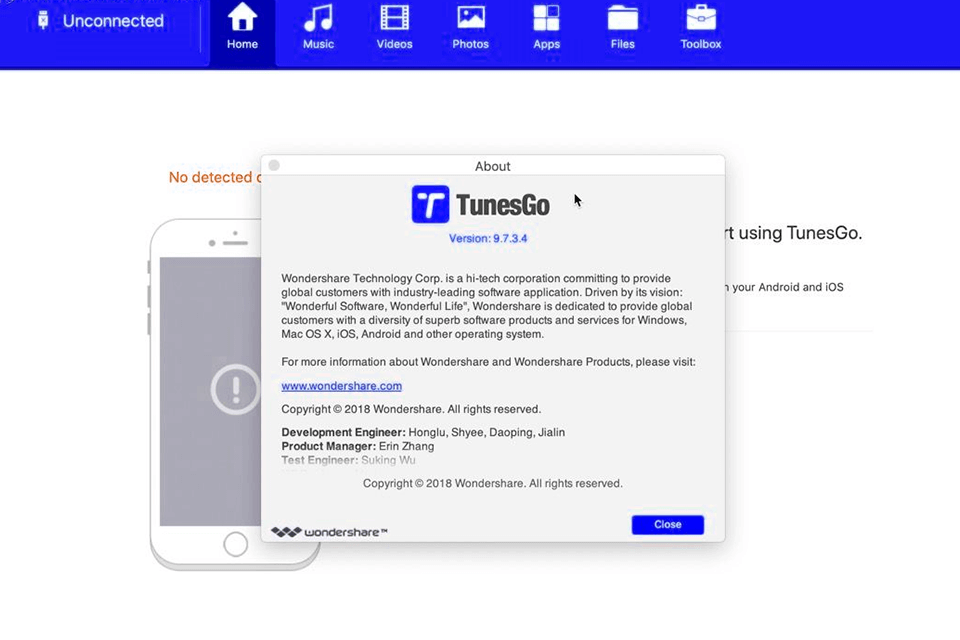 tunesgo recovery android review interface