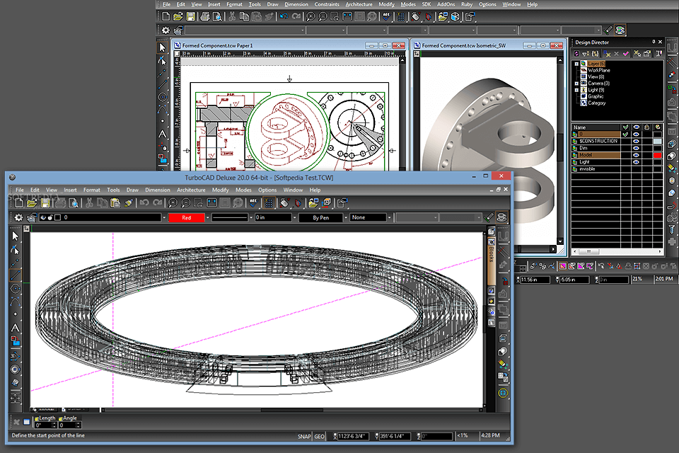 turbocad laser engraving software interface