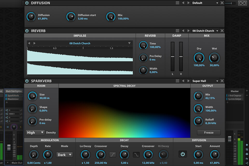 uvi falcon synthesizer software interface