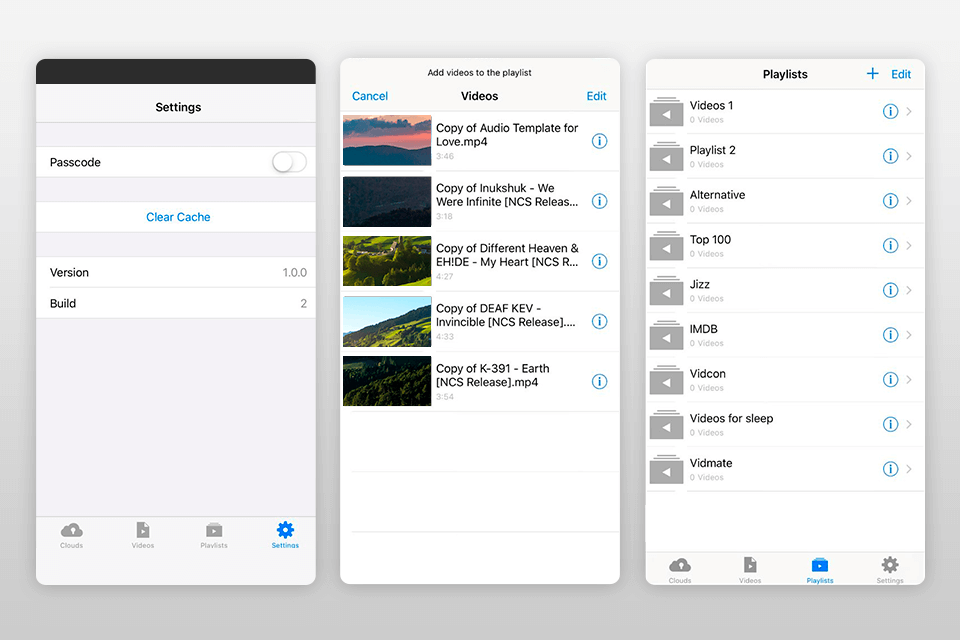 vidmate youtube app for iphone interface