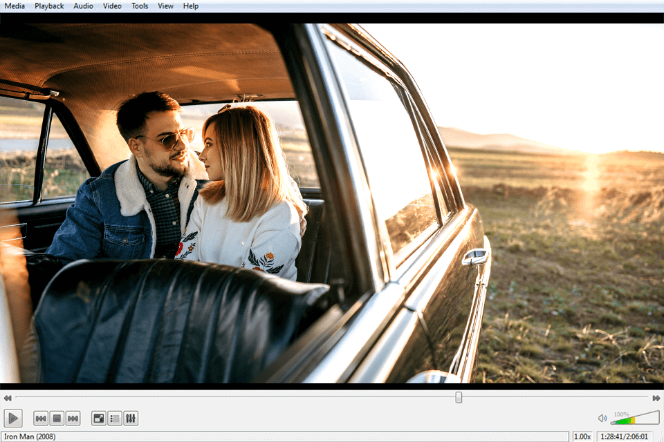 vlc media 4k video player interface