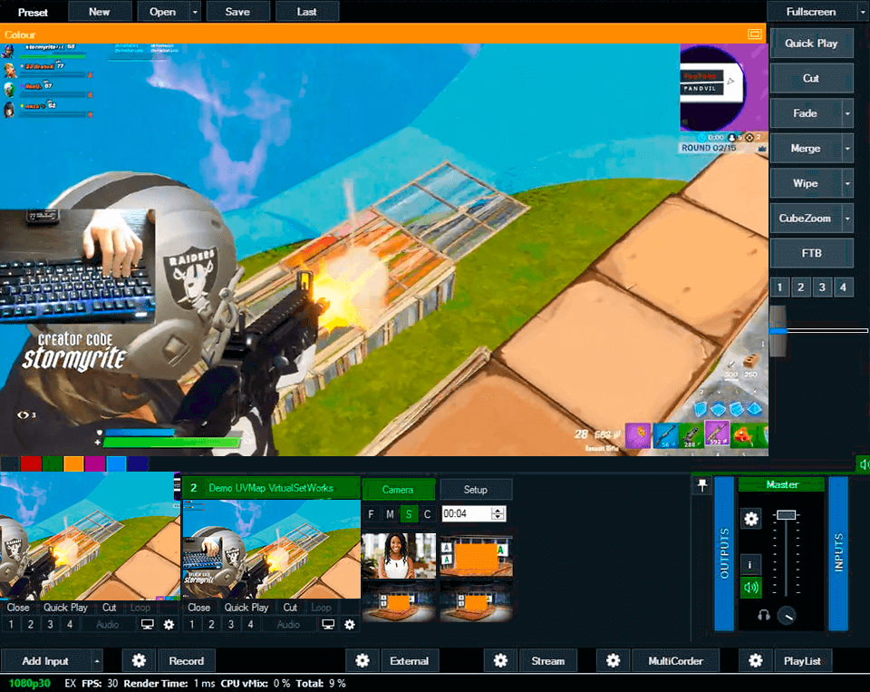 vmix twitch streaming software