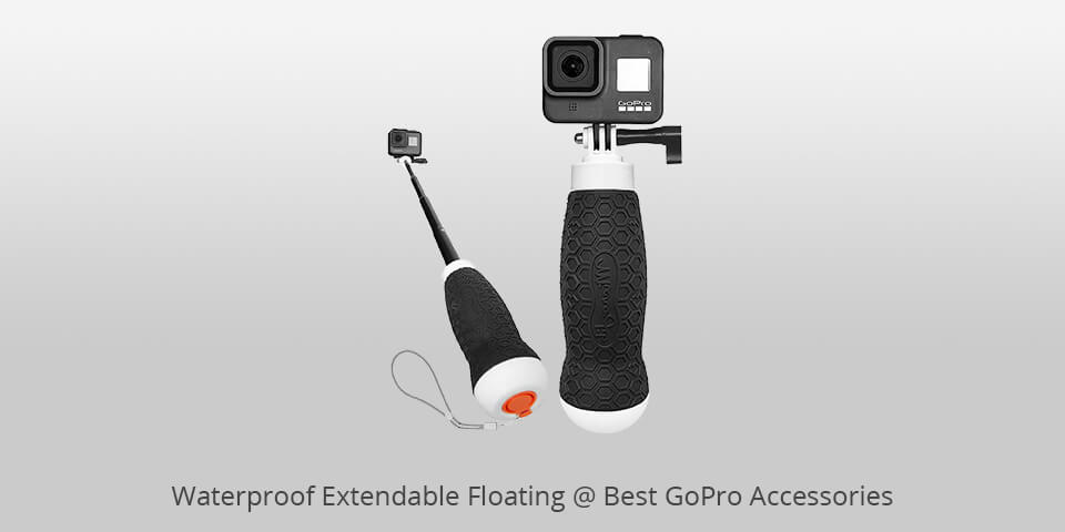 waterproof extendable floating best gopro accessories