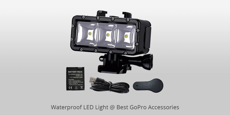 waterproof led light best gopro accessories