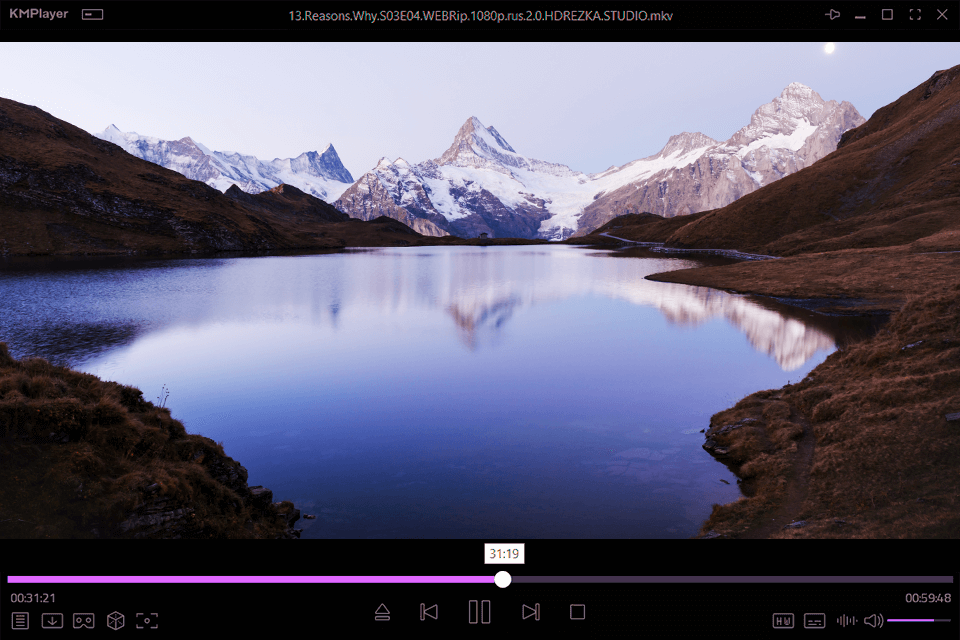 km player webm player interface