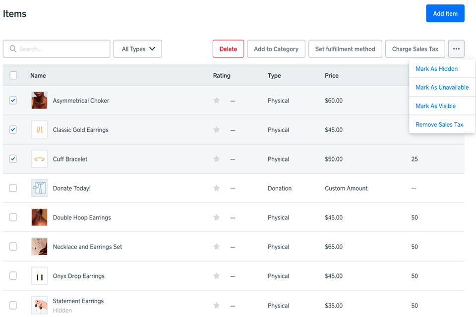 weebly ecommerce platforms interface