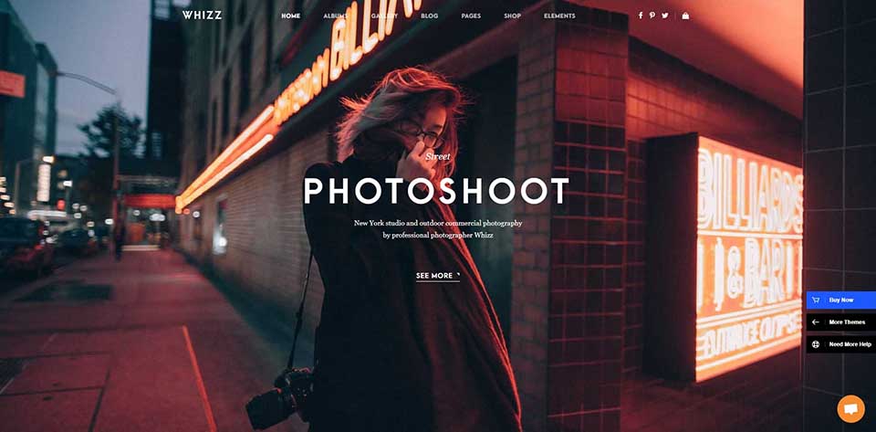 whizz wordpress theme