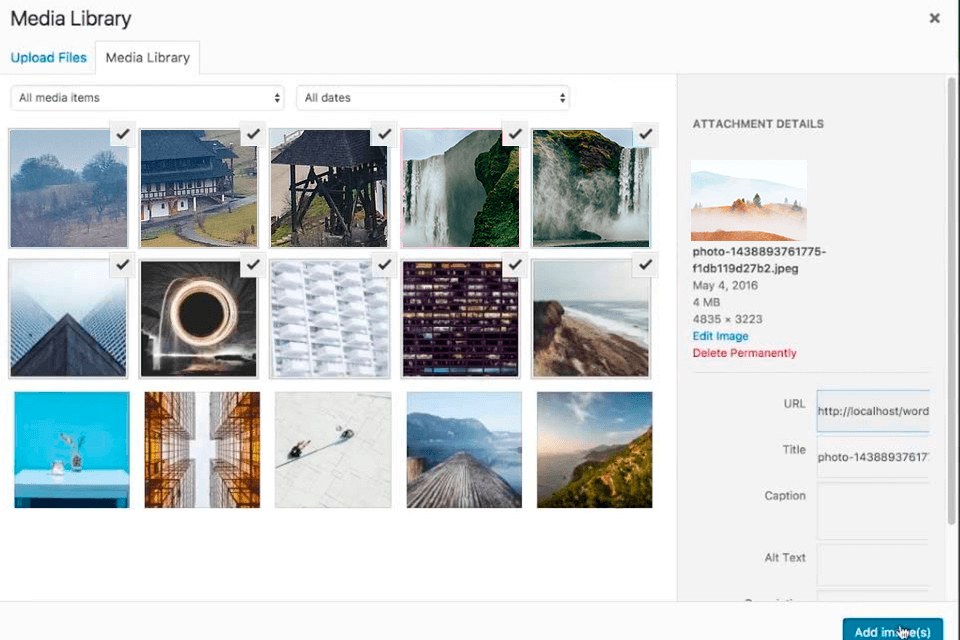 wp modula review interface
