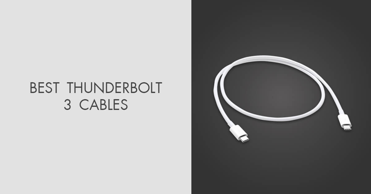 5 Best Thunderbolt 3 Cables in 2024